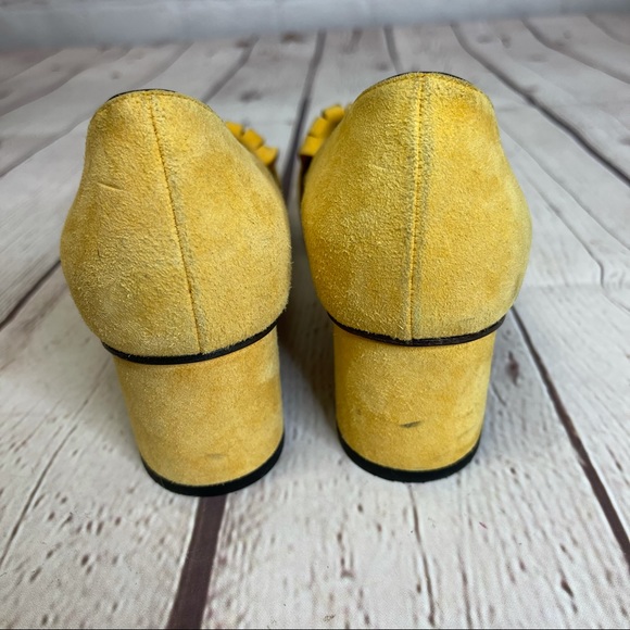 Gucci marmont double G suede fringe pumps - Picture 13 of 16